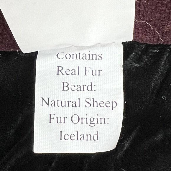 Woof & Poof 24" Plush Santa Christmas Holiday 2011 Shelf Sitter Velvet Real Fur - Picture 14 of 14